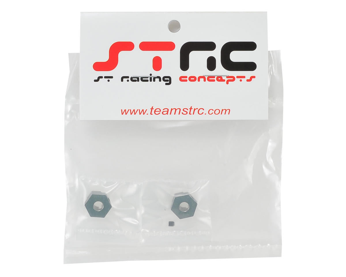 ST Racing Concepts B5 Aluminum Rear Hex Adapter (2) (Gun Metal)