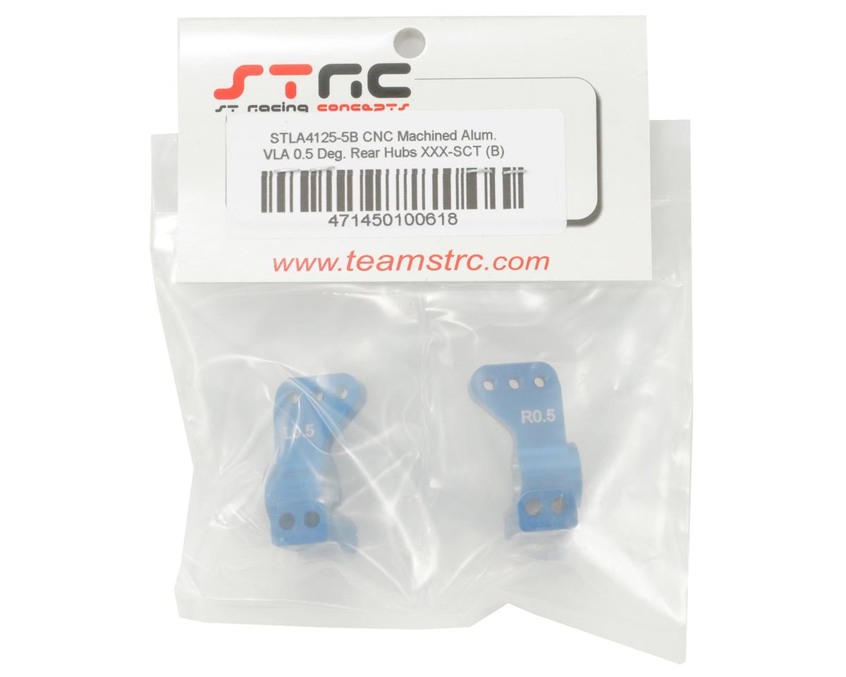 ST Racing Concepts ALUMINUM VLA 0.5 DEG REAR HUB CARRIERS XXX-SCT (2) BLUE