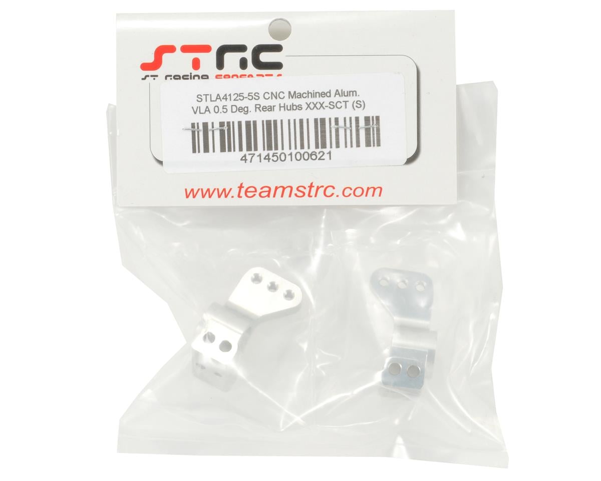 ST Racing Concepts XXX-SCT Aluminum VLA Rear Hub Carriers (Silver) (2) (0.5 Degree)