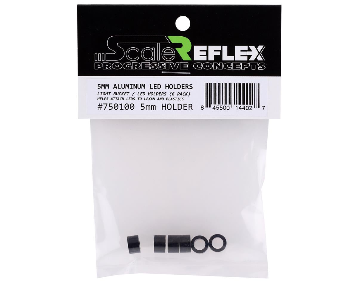 Scale Reflex 5mm LED Light Holders (6)