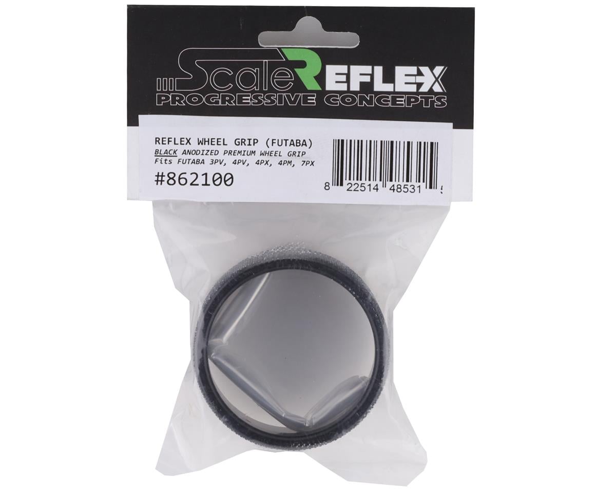 Scale Reflex Aluminum Futaba Wheel Grip (Black)