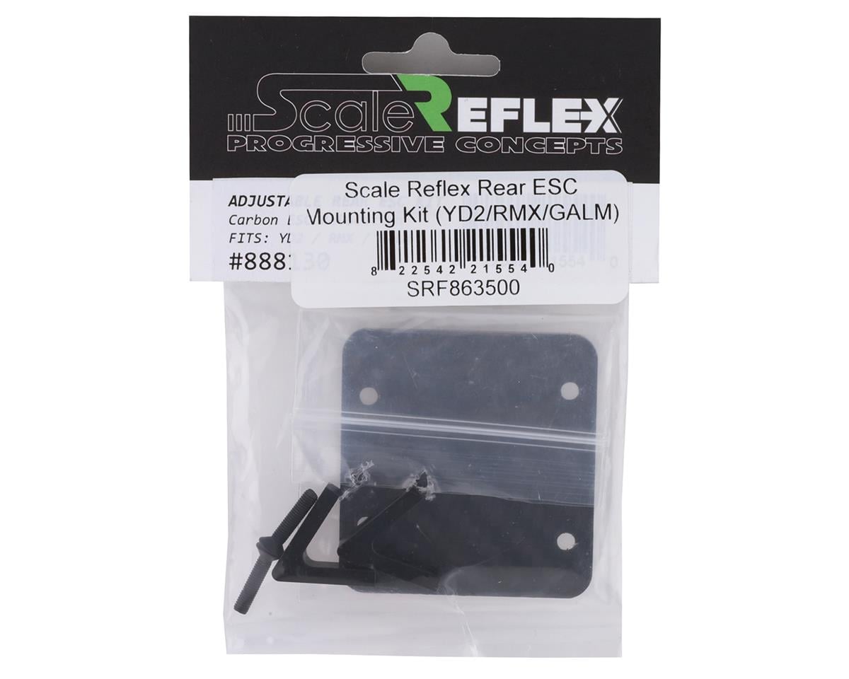 Scale Reflex Drift Rear ESC Mounting Set (Black)