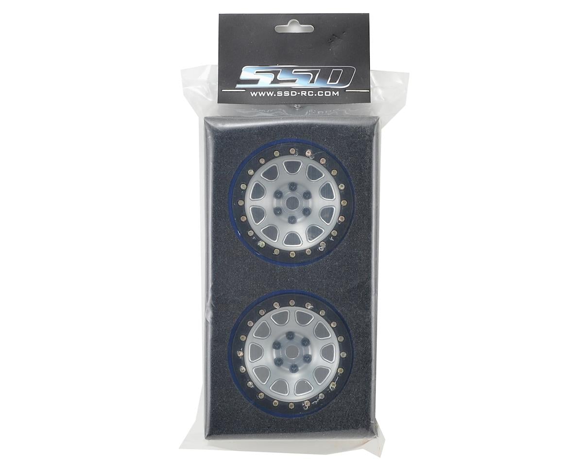 SSD RC 2.2 D Hole PL Beadlock Wheels (Silver) (2) (Pro-Line Tires)