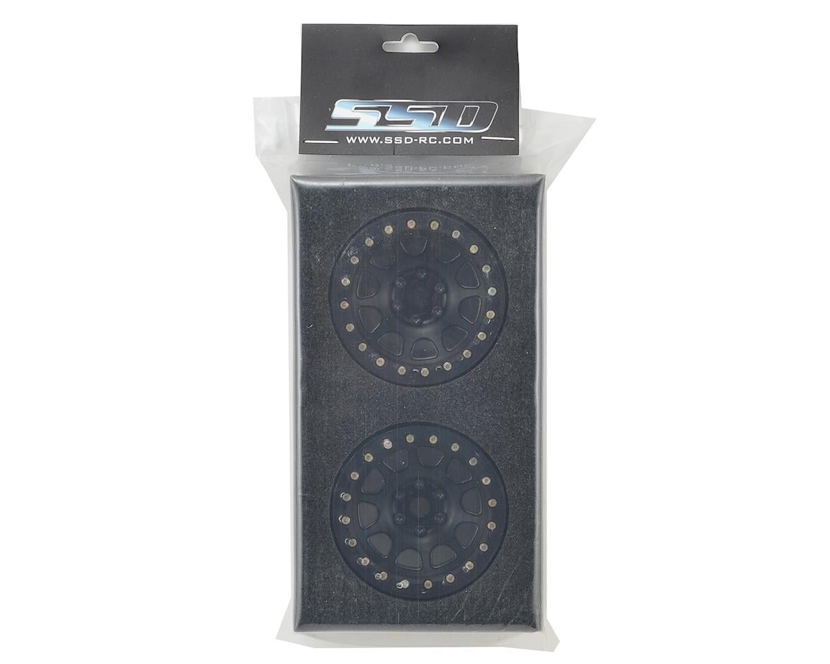 SSD RC 2.2 D Hole Beadlock Wheels (Black) (2)