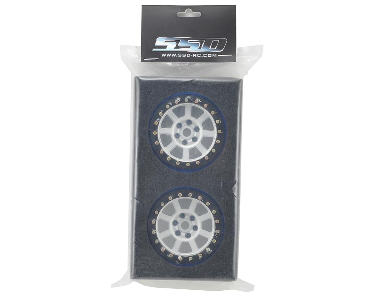 SSD RC 2.2 Wide Assassin PL Beadlock Wheels (Silver) (2) (Pro-Line Tires)