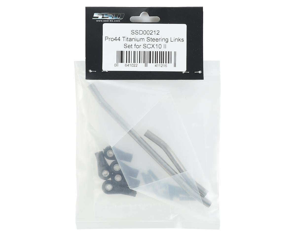 SSD RC SCX10 II Pro44 Titanium Steering Link Set