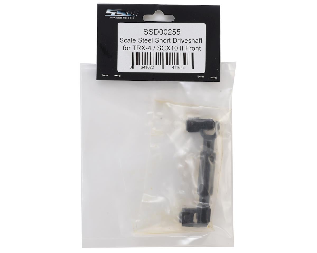 SSD RC Scale Steel Short Front Driveshaft for SCX10 II/TRX-4