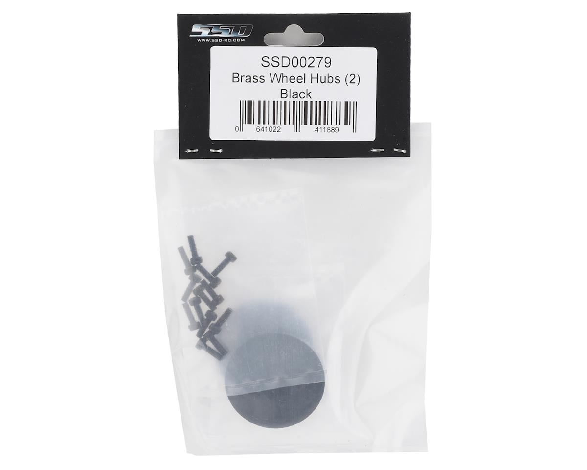 SSD RC Brass Wheel Hubs for Traxxas TRX-4 (Black) (2)