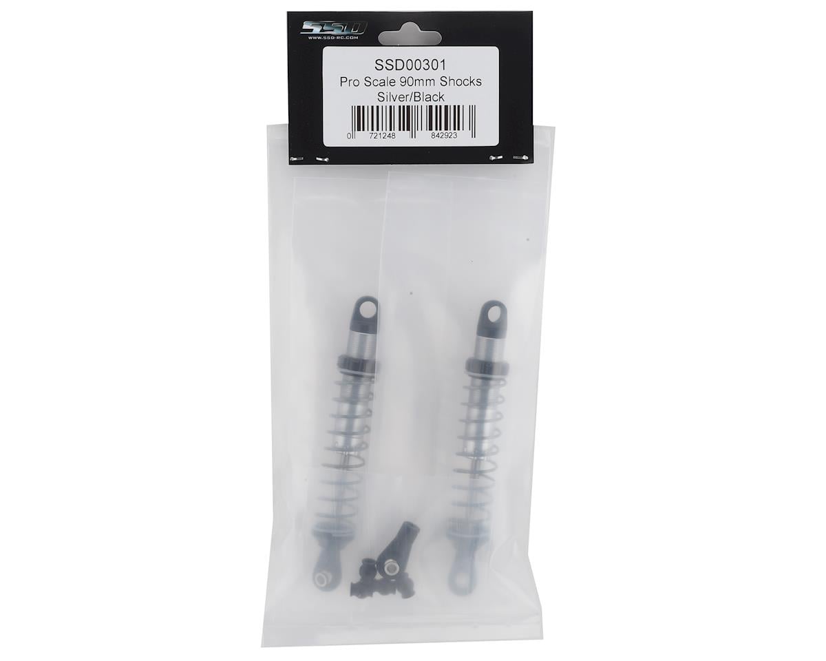 SSD RC Pro Scale 90mm Shocks (Silver/Black)