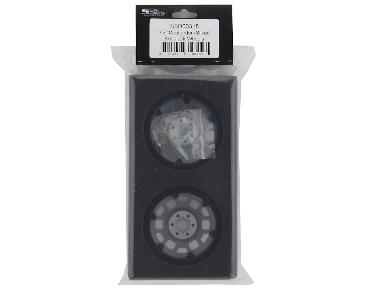 SSD RC 2.2 Contender Beadlock Wheels (Silver)