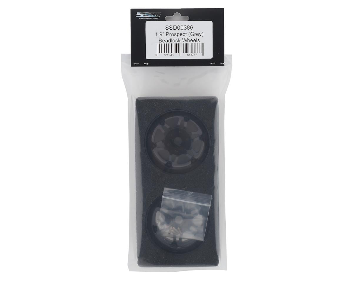 SSD RC 1.9"" Prospect Beadlock Wheels (Grey) (2)