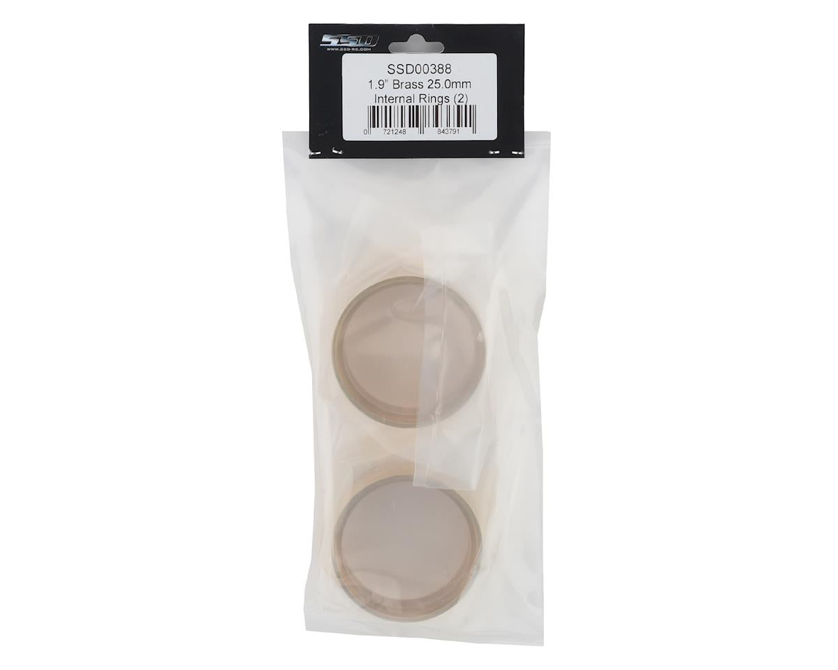 SSD RC Brass 1.9" Internal Lock Rings (2) (25.0mm)
