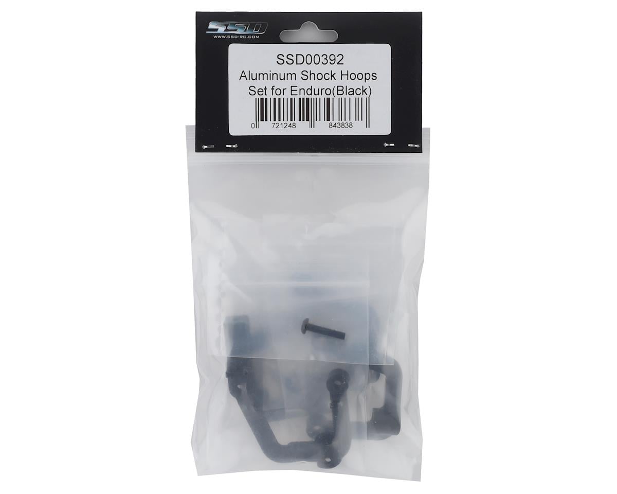 SSD RC Enduro Aluminum Shock Hoop Set (Black)