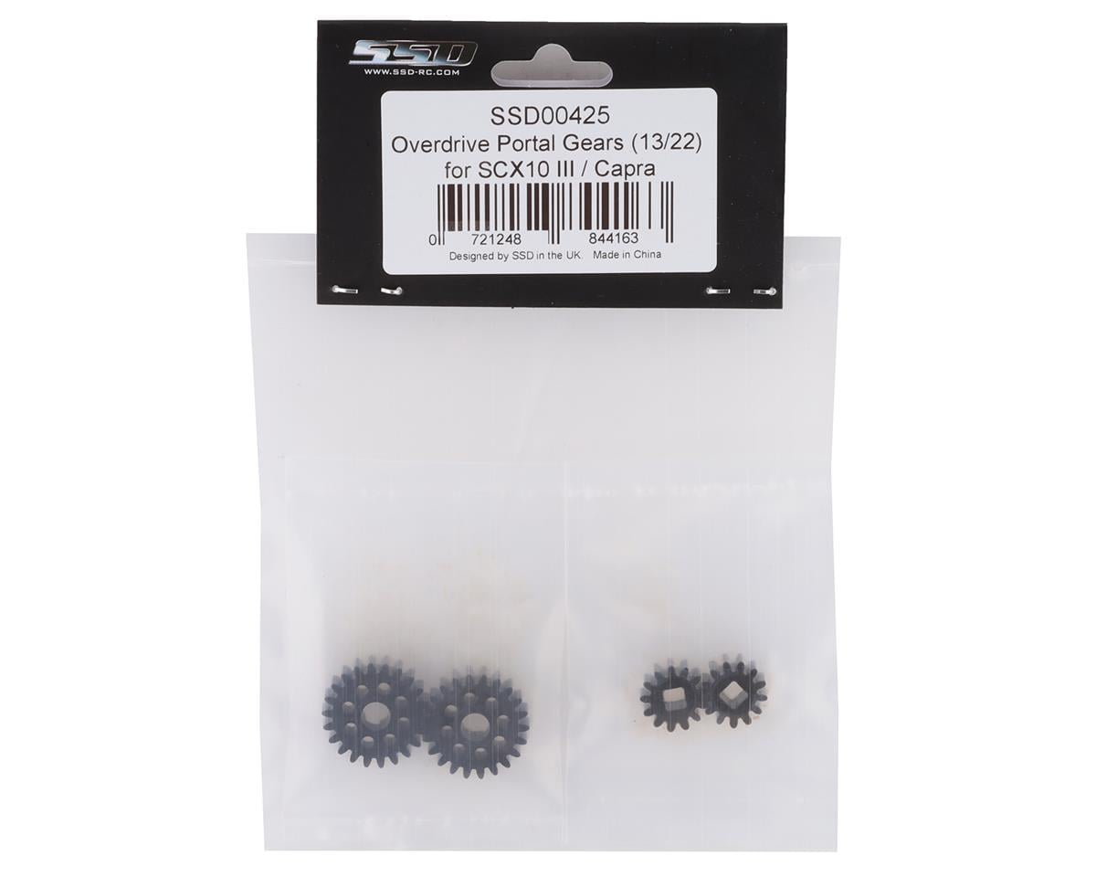 SSD RC SCX10 III/Capra Overdrive Portal Gears (13/22)