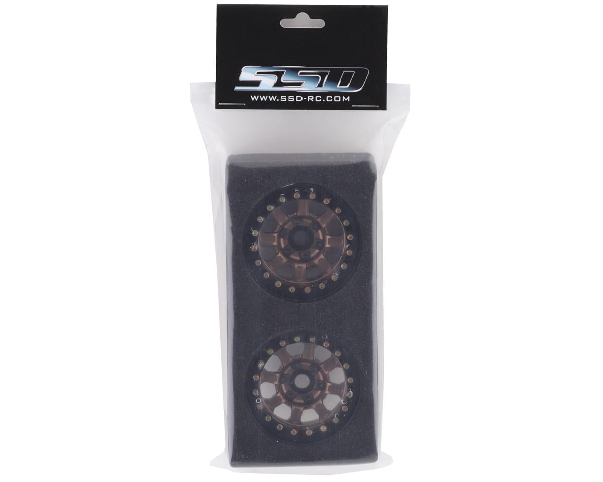 SSD RC Warrior 1.9" Beadlock Crawler Wheels (Bronze) (2)