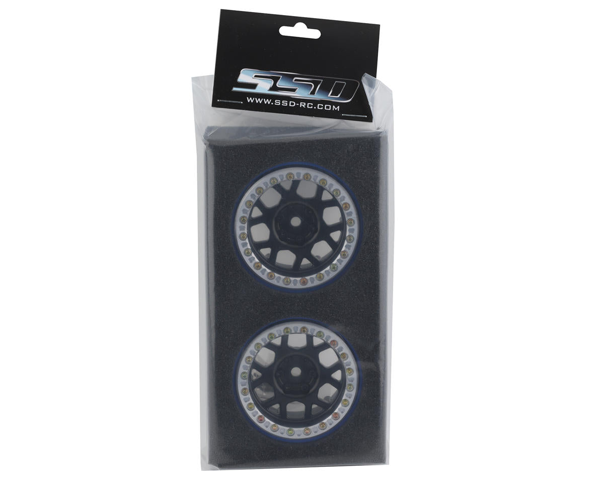SSD RC 2.2” Boxer PL Beadlock Wheels (Black) (2)