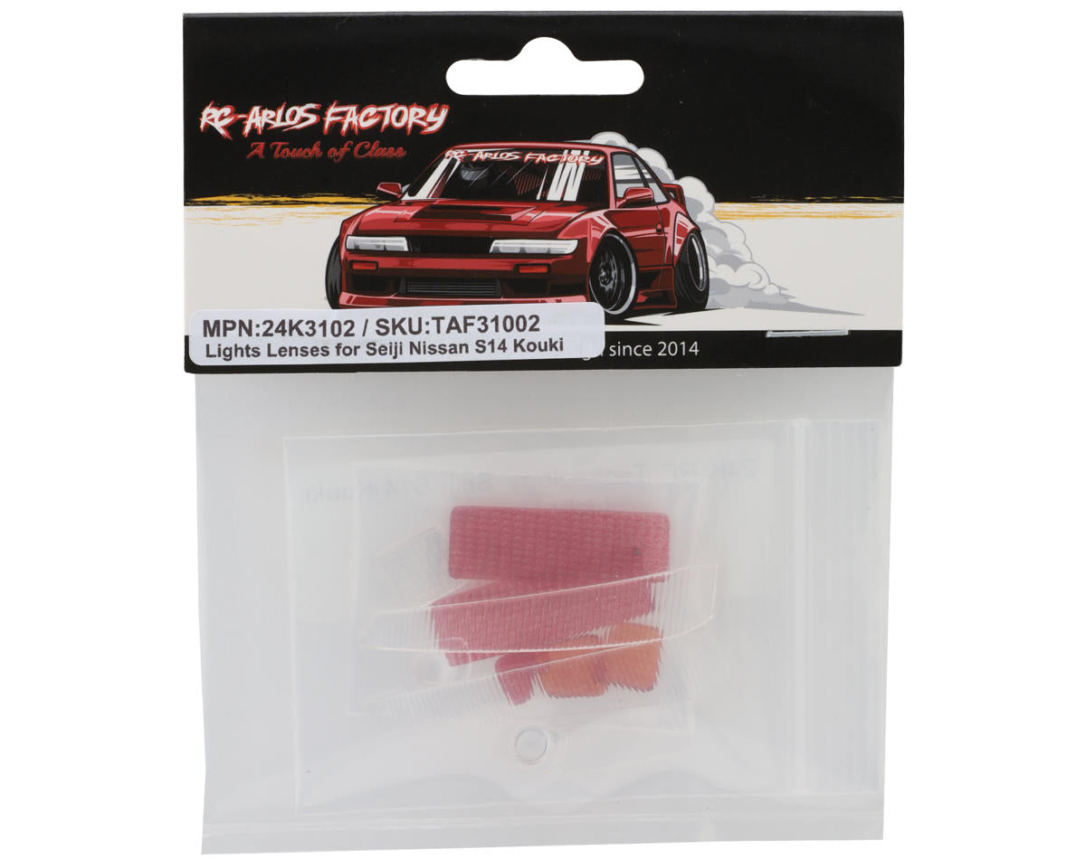 24K RC Technology Seiji S14 Kouki Front & Rear Light Lenses
