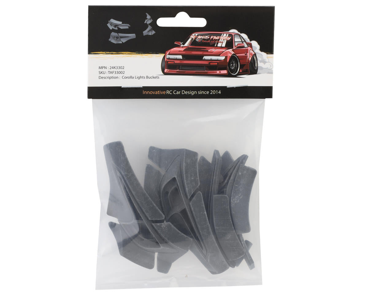 24K RC Technology 1/10 Toyota Corolla GR DPR Spec Light Buckets (4) (Front/Rear)