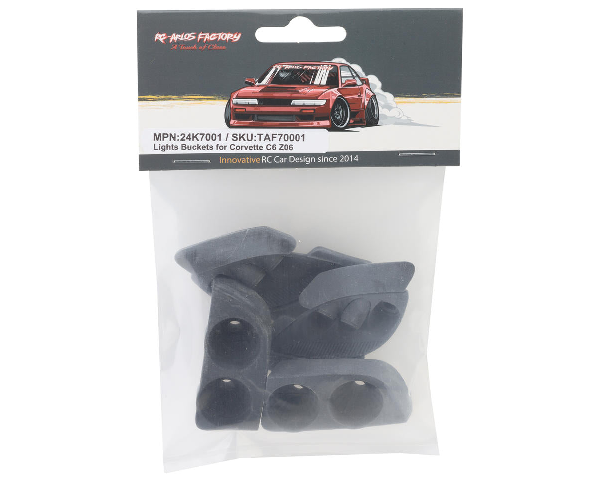 24K RC Technology 1/10 Corvette C6 Z06 Light Buckets (4)