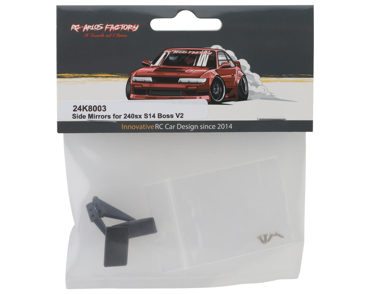 24K RC Technology 1/10 240sx S14 Boss V2 Side Mirrors (2)