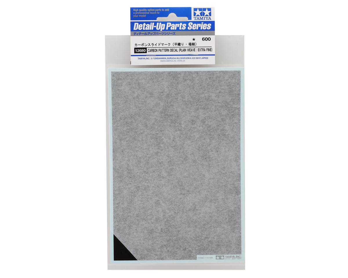 Tamiya Carbon Pattern Decal Sheet (Twill Weave/Fine)
