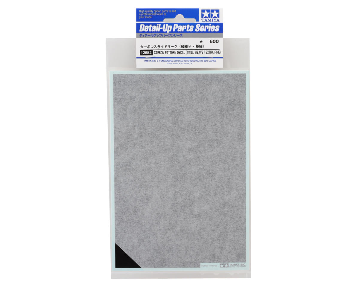 Tamiya Carbon Pattern Decal Sheet (Twill Weave)