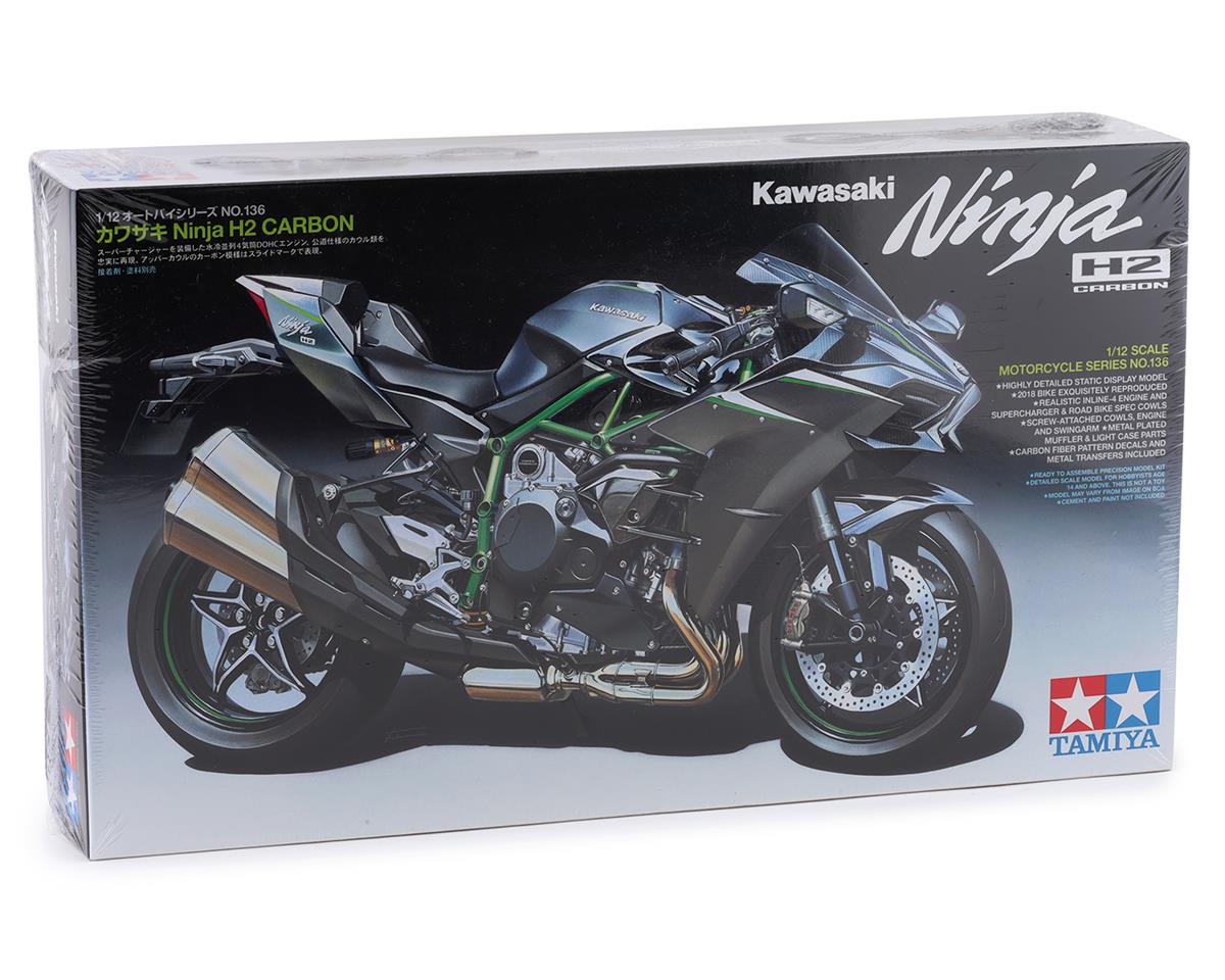 Tamiya 1/12 Kawasaki Ninja H2 Carbon Motorcycle Model Kit