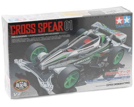 Tamiya 1/32 Cross Spear 01 VZ Chassis Mini 4WD Kit