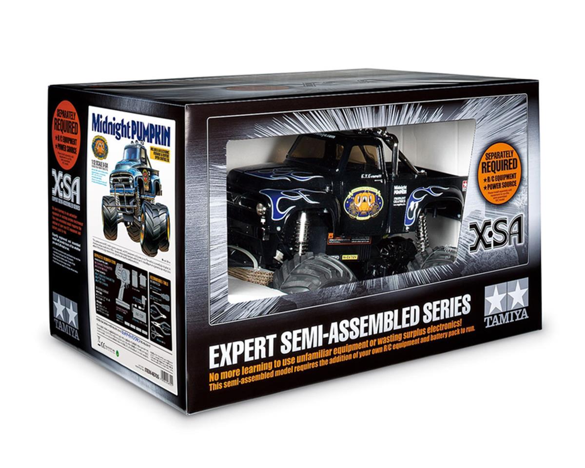 Tamiya X-SA Midnight Pumpkin 2WD Electric Monster Truck Rolling Chassis Kit