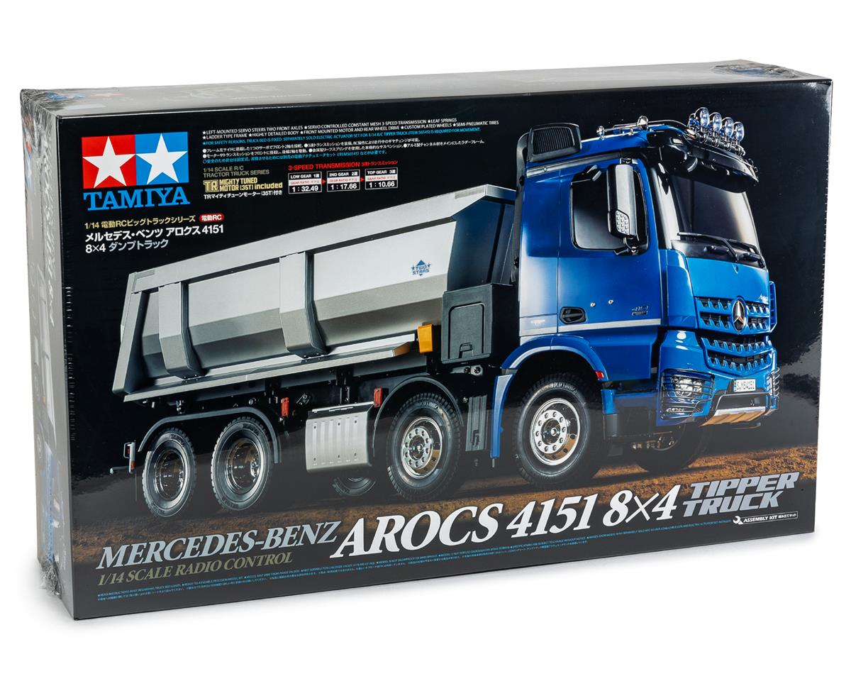 Tamiya 1/14 R/C Mercedes-Benz Arocs 4151 8x4 Tipper Truck