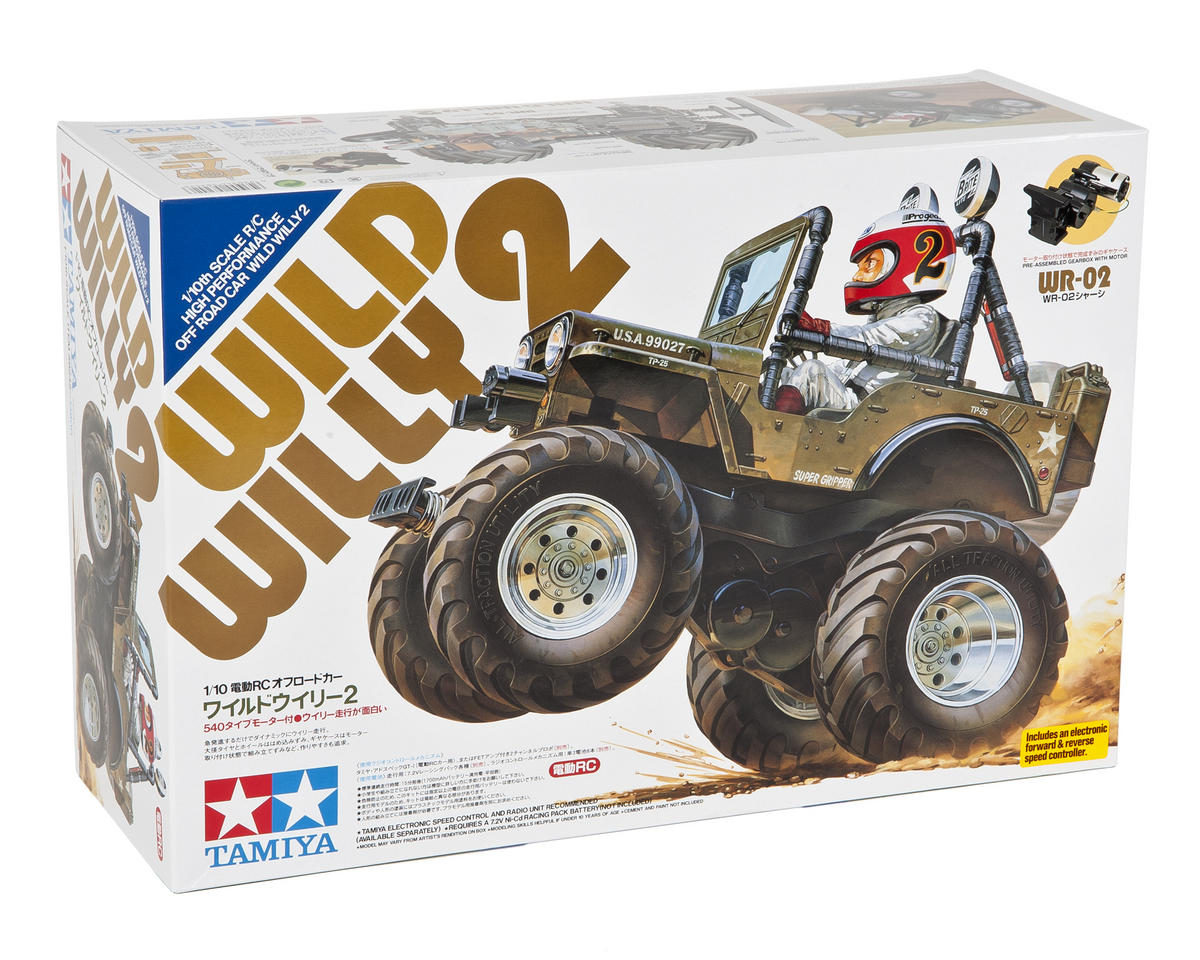 Tamiya WR-02 Wild Willy 2 1/10 2WD Monster Truck Kit