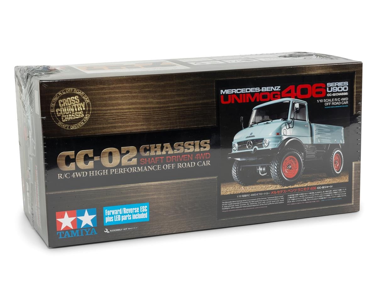Tamiya Mercedes-Benz Unimog 406 1/10 4WD Scale Truck Kit (CC-02)