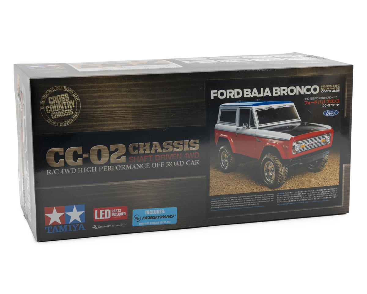 Tamiya Ford Baja Bronco 1/10 CC-02 4WD Electric Off-Road Truck Kit