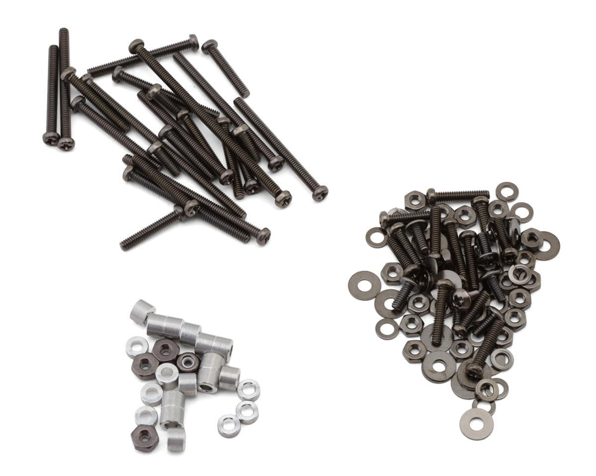 Tamiya JR Mini 4WD Black Plated Screws & Hardware Set (Limited Edition)
