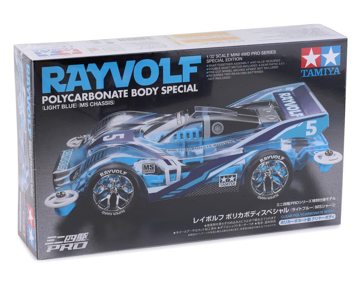Tamiya 1/32 JR PRO Racing Rayvolf LT Blue Special Mini 4WD Kit