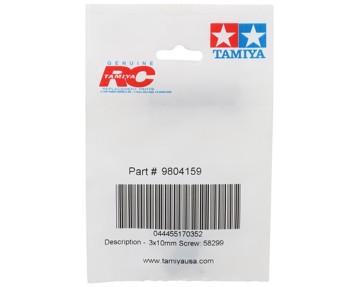 Tamiya 3x10mm Button Head Screw (10)