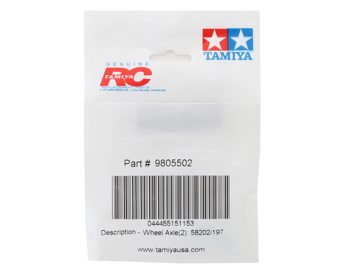Tamiya Front or Rear Wheel Axle (2) (M04/M03)
