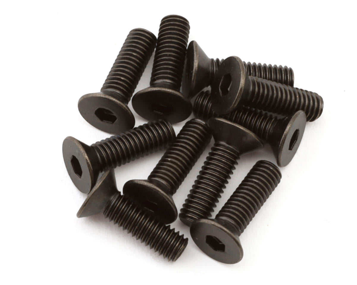 Tamiya 3x10mm Flat Head Screw (10)