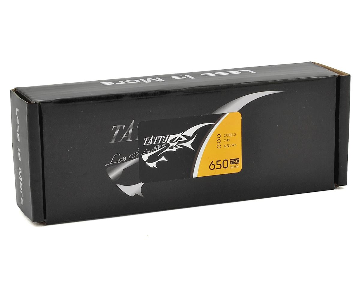 Tattu 2S LiPo Battery 75C (7.4V/650mAh)