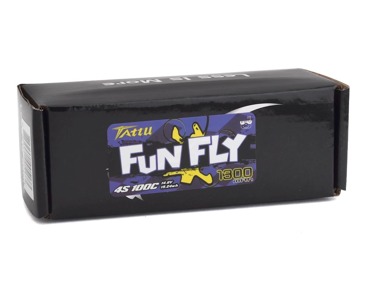 Tattu FunFly 4S LiPo Battery 100C (14.8V/1300mAh) (JST-XH)