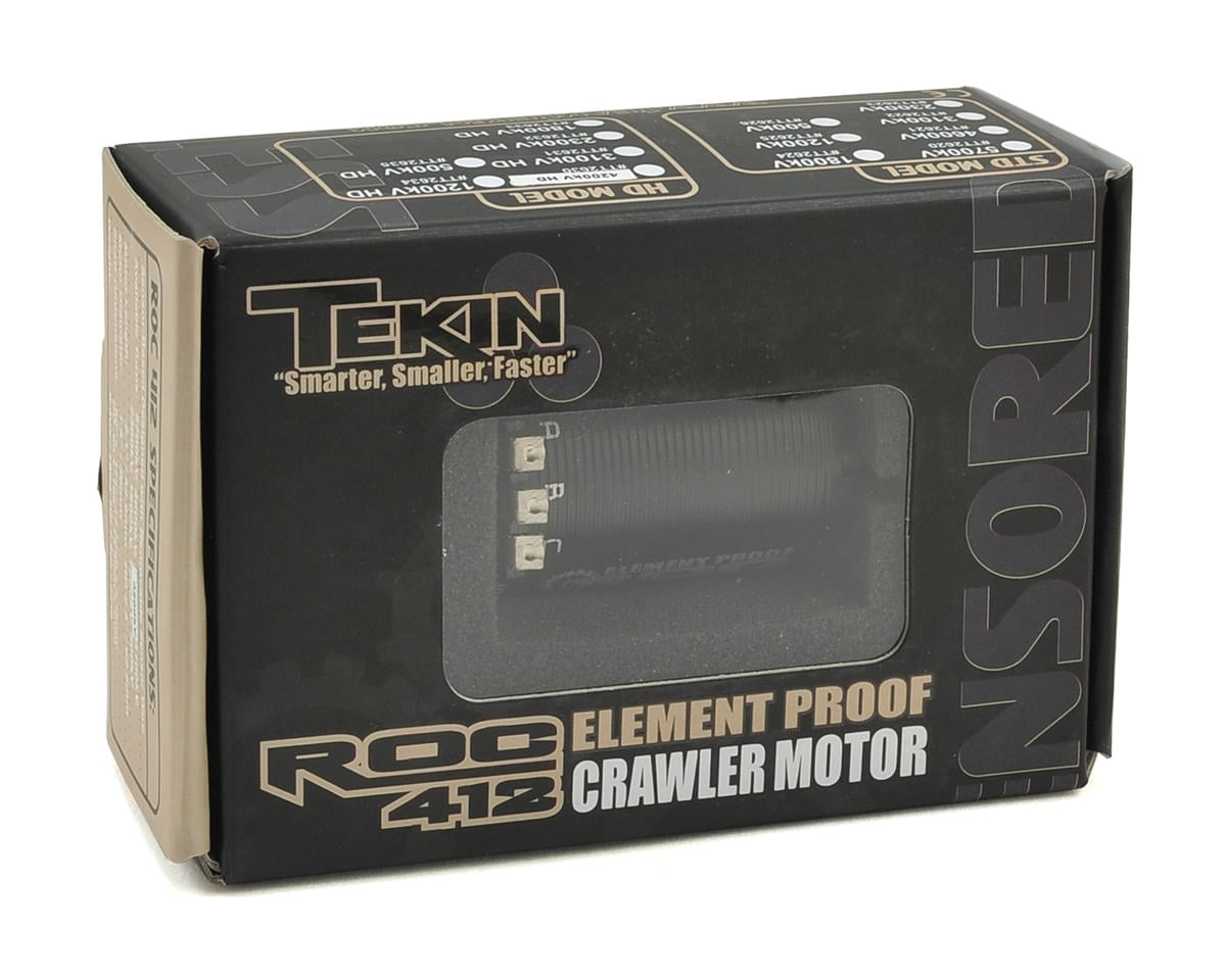 Tekin ROC412 Element Proof 4-Pole Sensored Brushless Rock Crawler Motor (1800kV)