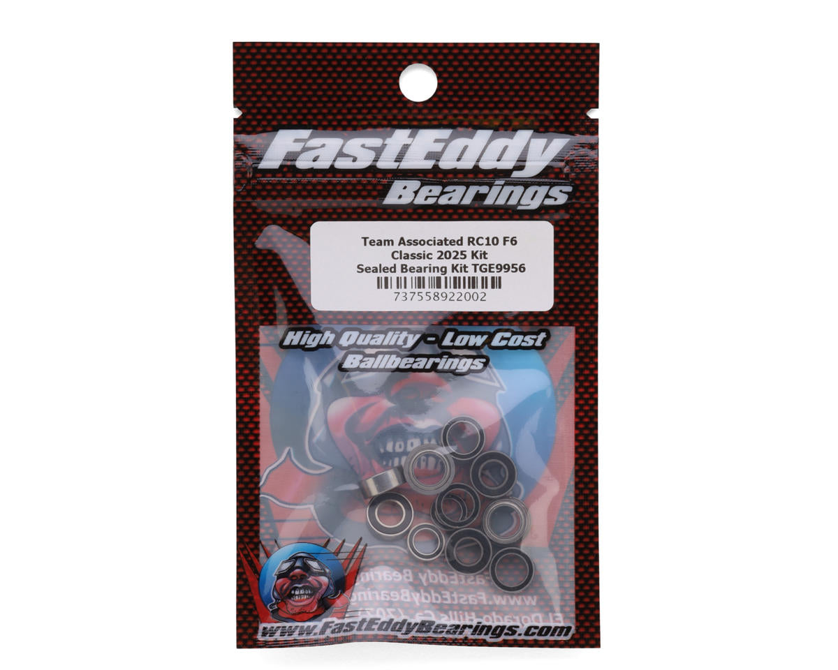 FastEddy Team Associated RC10F6 Classic 2025 Kit Sealed Bearing Kit