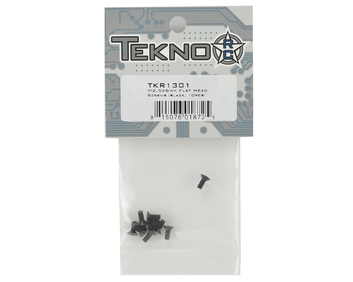 Tekno RC 2.5x6mm Flat Head Screws (10)