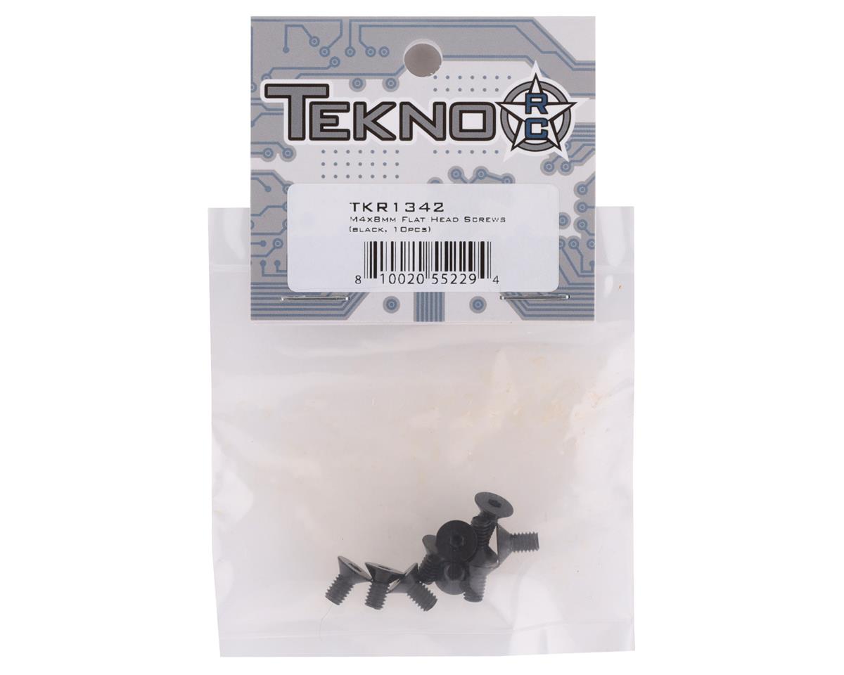 Tekno RC 4x8mm Flat Head Screws (10)