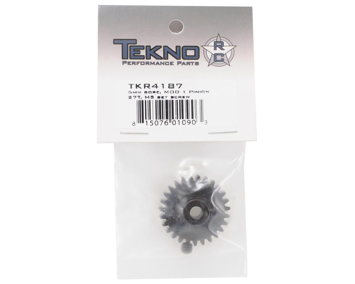 Tekno RC "M5" Hardened Steel Mod1 Pinion Gear w/5mm Bore (27T)