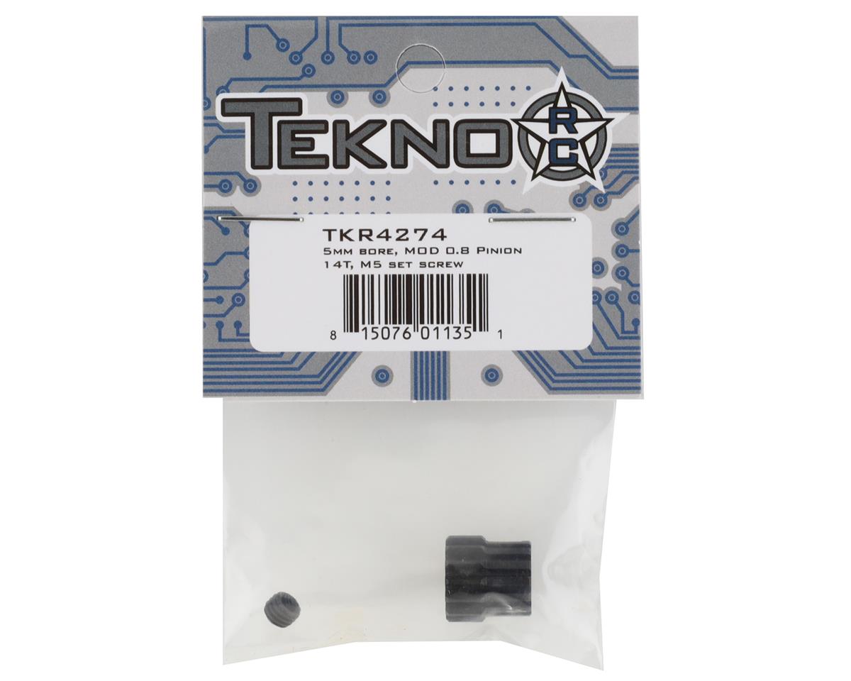 Tekno RC Steel Mod 0.8 Pinion Gear (5mm Bore) (14T)