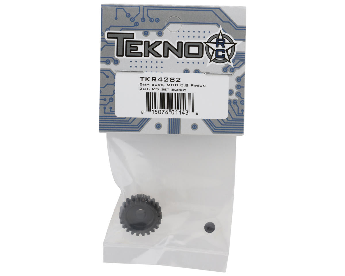 Tekno RC Steel Mod 0.8 Pinion Gear (5mm Bore) (22T)