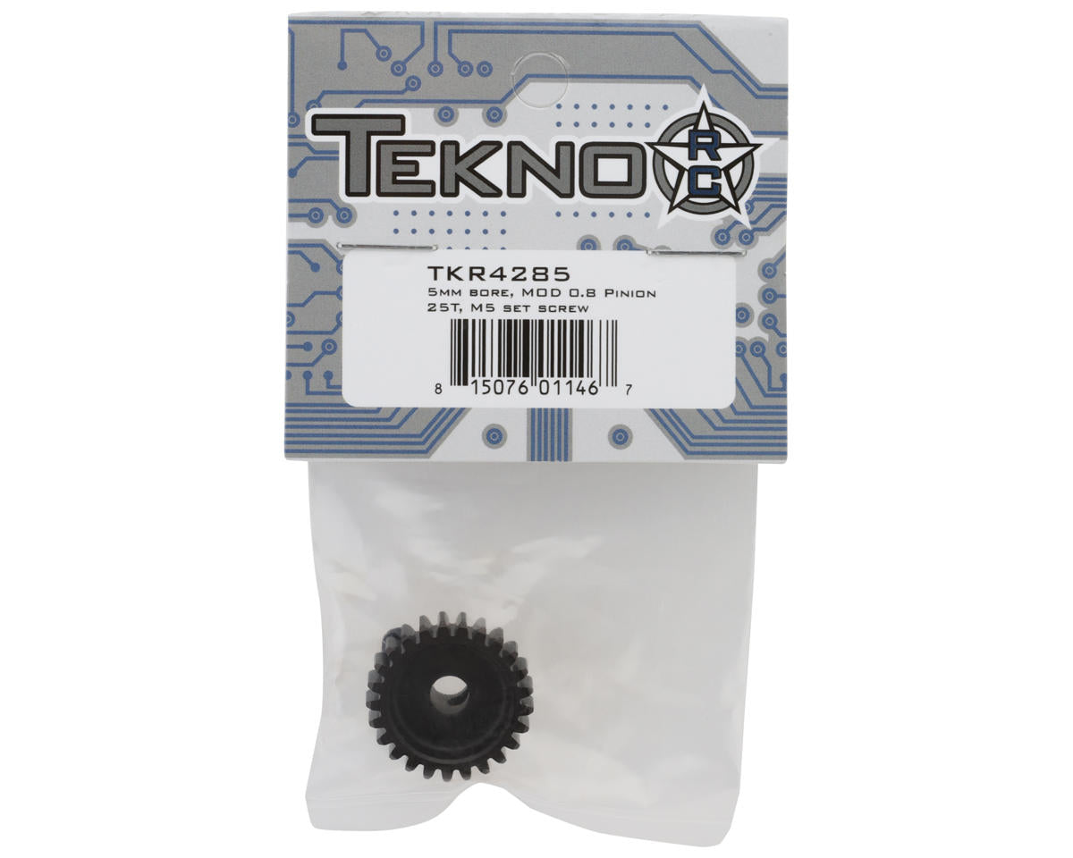 Tekno RC Steel Mod 0.8 Pinion Gear (5mm Bore) (25T)