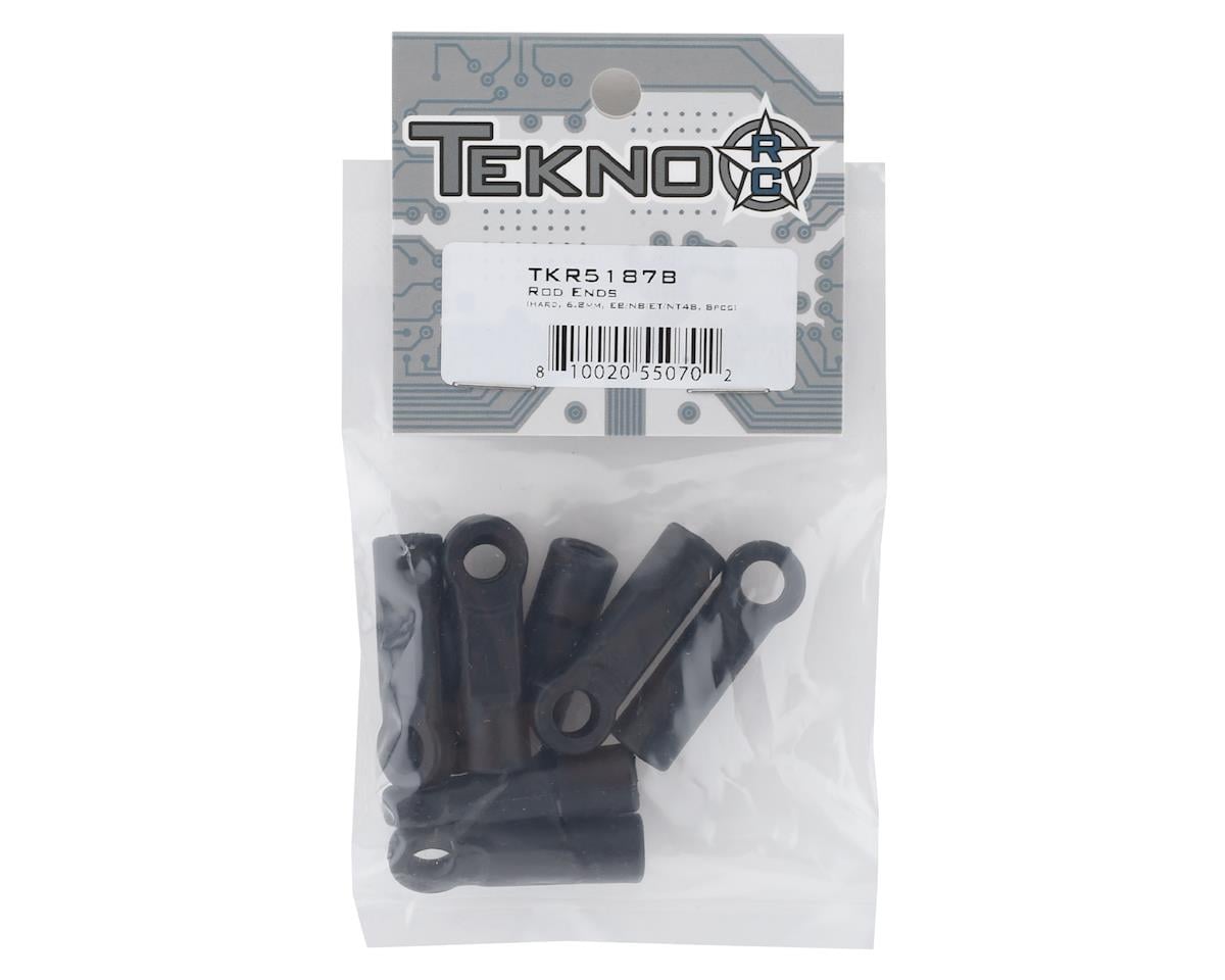 Tekno RC 6.8mm Straight Rod End Set (8) (Hard)