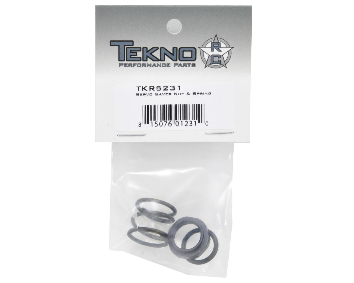 Tekno RC Servo Saver Nut & Spring Set